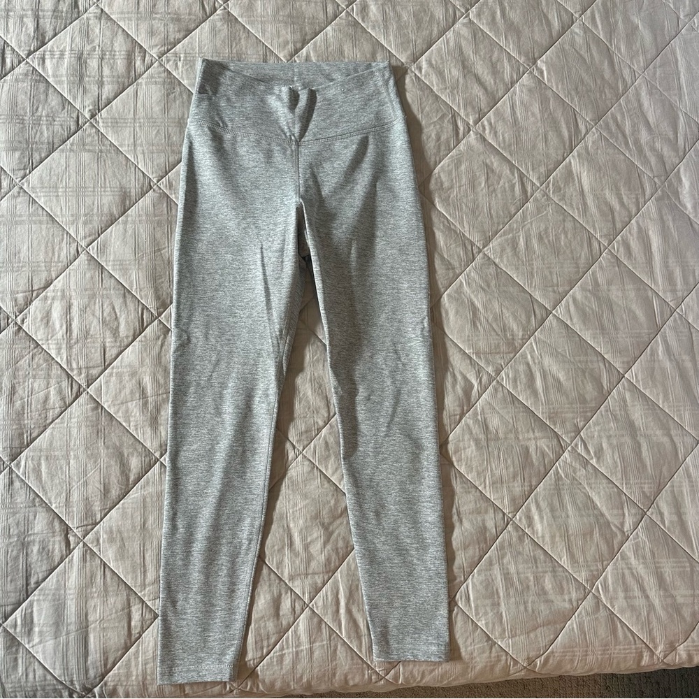 Old Navy Light Grey Womens Cloudcomfy Active High- Rise Leggings- Sz S
